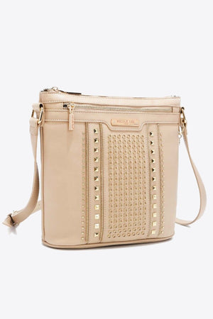 handbag Nicole Lee USA Love Handbag Beige / One Size Trendsi