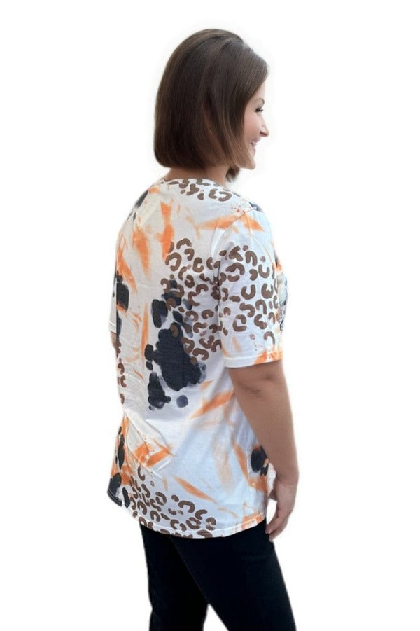 Graphic tee Hello Fall Animal Print Graphic Tee A.T.G. Exclusives