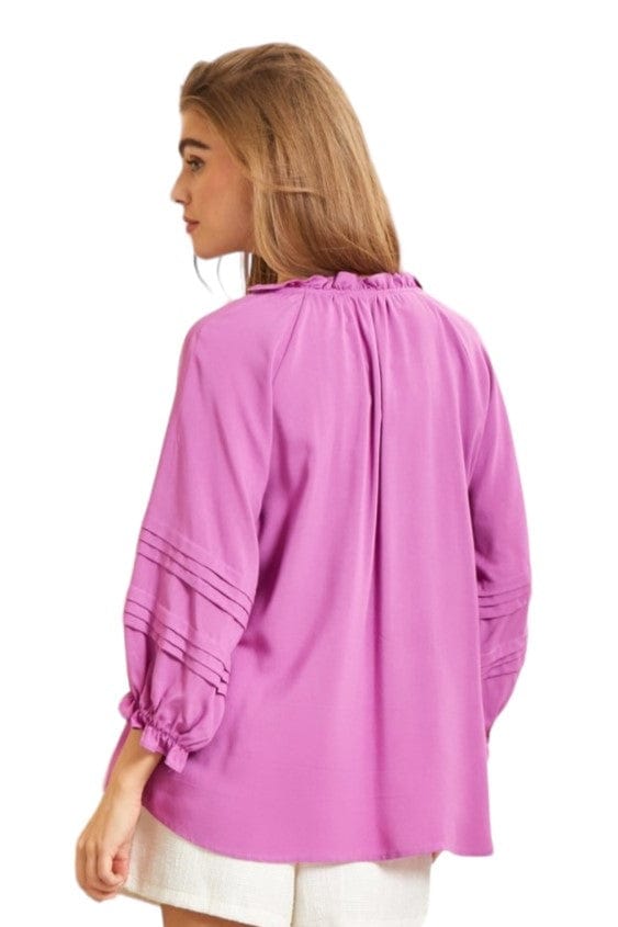 tops Andree By Unit Tina Pullover Top in Spring Orchid Andree By Unit