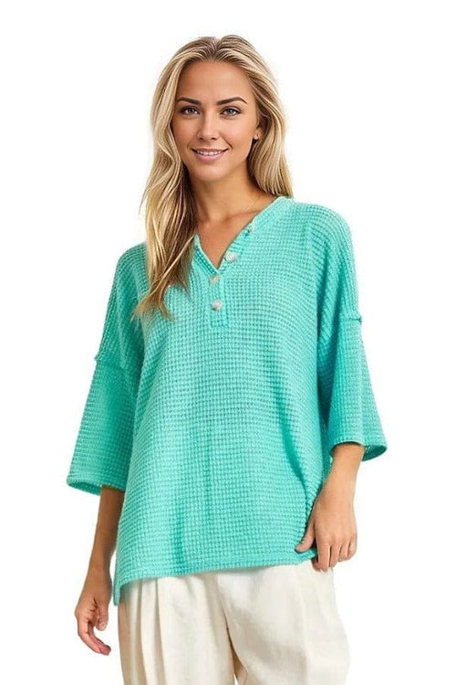 tops Andree By Unit Shelia Pullover Top in Spearmint S / Spearmint Andree By Unit