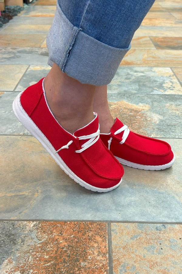 Sneakers Gypsy Jazz Game Day Sneaker in Red Gypsy Jazz