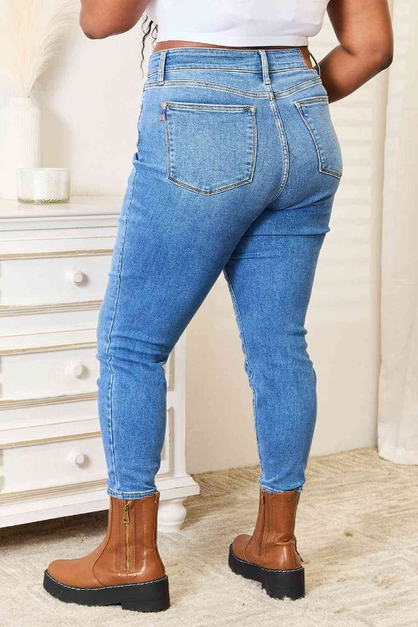 Bottoms Judy Blue Full Size High Waist Skinny Jeans Trendsi