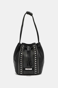 handbag Nicole Lee USA Amy Studded Bucket Bag Black / One Size Trendsi
