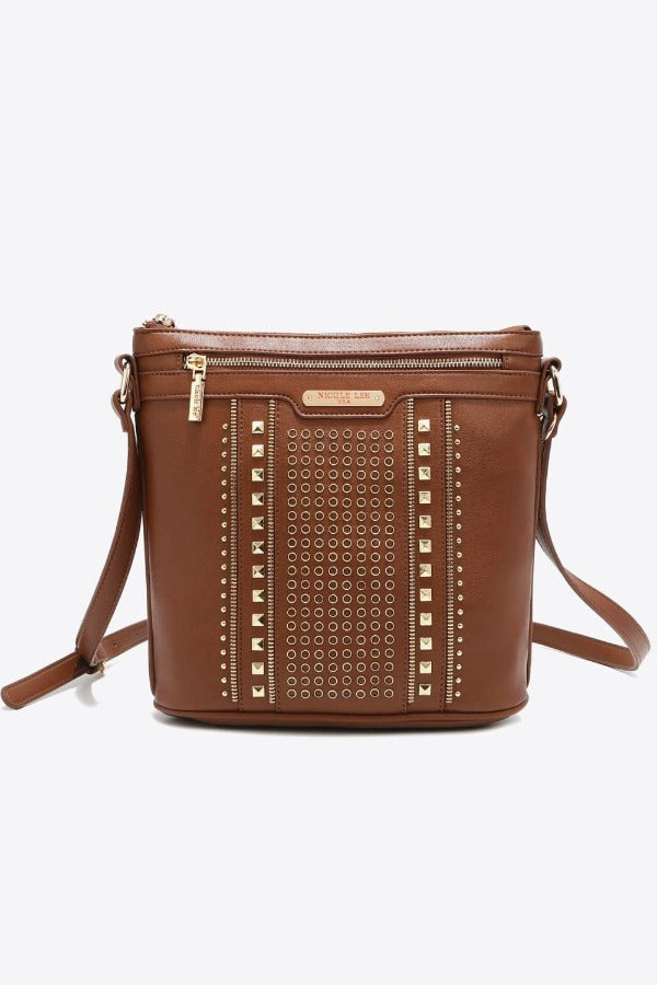 handbag Nicole Lee USA Love Handbag Chestnut / One Size Trendsi
