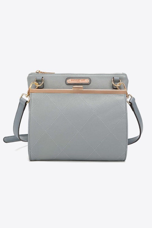 handbag Nicole Lee USA All Day, Everyday Handbag Gray Dawn / One Size Trendsi