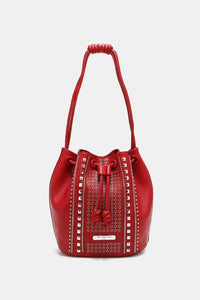 handbag Nicole Lee USA Amy Studded Bucket Bag Trendsi
