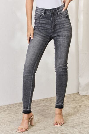Jeans Judy Blue High Waist Tummy Control Skinny Jeans GREY / 0(24) Trendsi