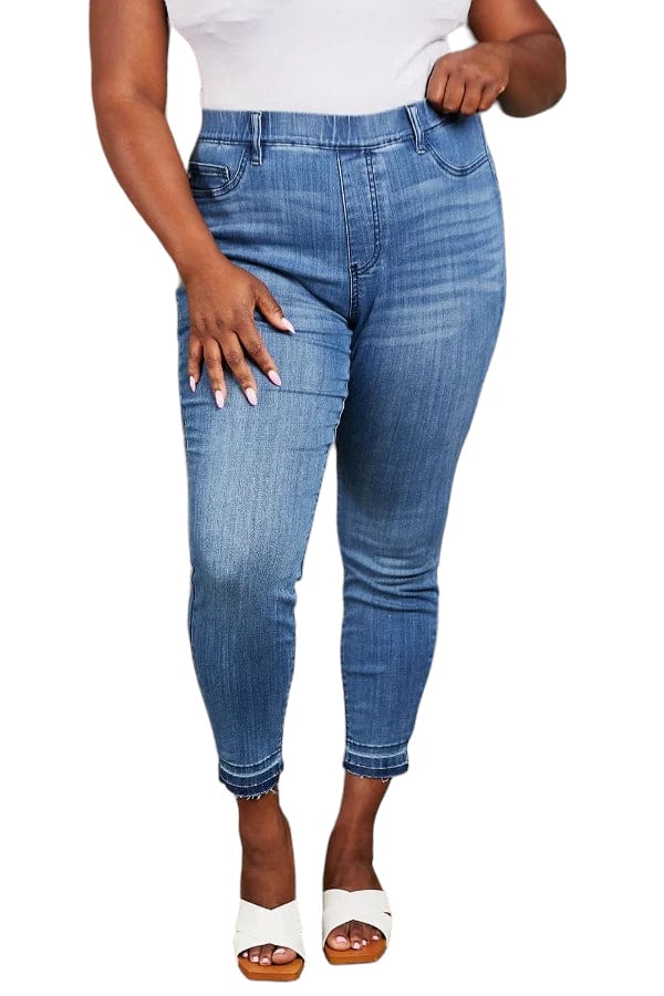 Jeans Judy Blue Janavie High Waisted Pull On Skinny Jeans Trendsi