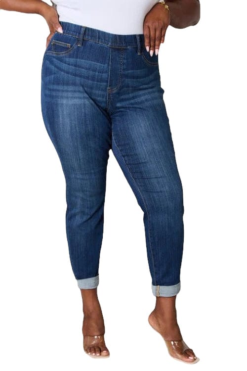Jeans Judy Blue Skinny Cropped Pull On Jeans Trendsi