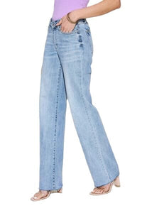 Jeans Judy Blue V Front Waistband Straight Jeans Trendsi