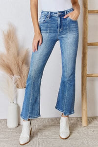 Jeans RISEN Jeans High Rise Ankle Flare Jeans Medium / 0 Trendsi