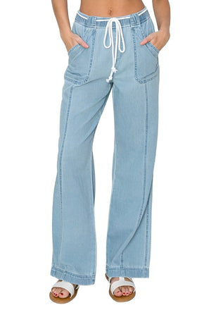 Jeans RISEN High Rise Straight Jeans Medium / S Trendsi