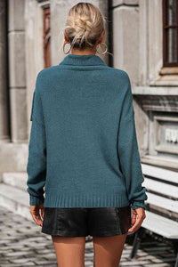 sweaters Turtle Neck Tassel Sweater Trendsi
