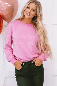 Sweatshirt ATG Pearl Sweatshirt In Pink Carnation Pink / S Trendsi