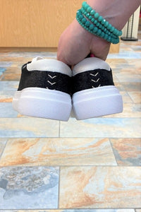 Sneakers Corkys Glaring Sneaker in Black Glitter Corkys Footwear