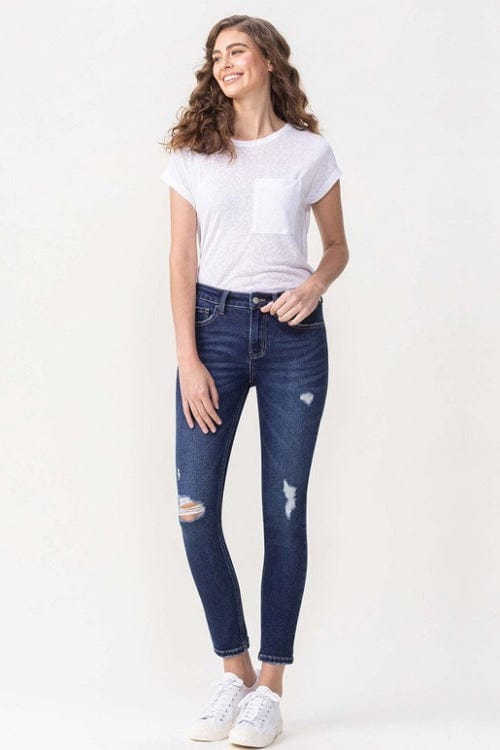 Jeans Lovervet Women's Chelsea Midrise Crop Skinny Jeans Trendsi