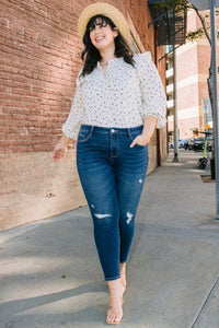 Jeans Lovervet Women's Chelsea Midrise Crop Skinny Jeans Trendsi