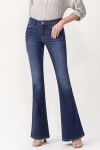 Jeans Lovervet Women's Joanna Midrise Flare Jeans Trendsi