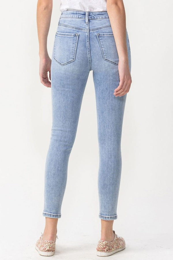 Jeans Lovervet Women's Talia High Rise Crop Skinny Jeans Trendsi